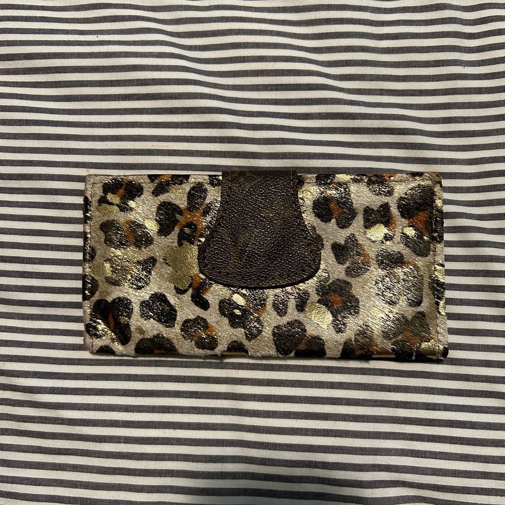 Louis Vuitton REVAMP Leopard Wallet